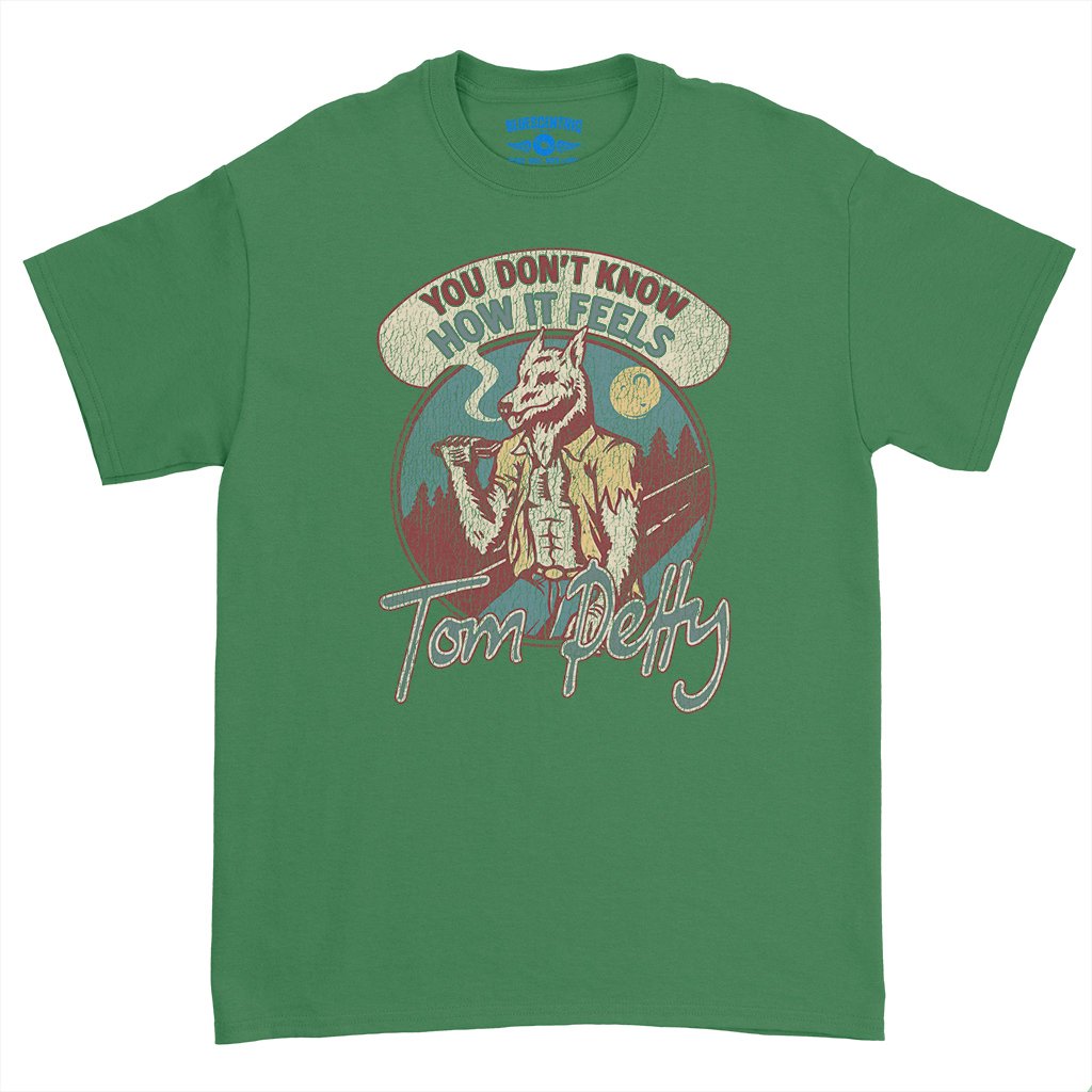 Tom Petty How It Feels T-Shirt - Heavy Cotton - Irish Green