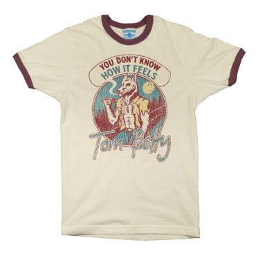 Tom Petty How It Feels Ringer T-Shirt - Natural Maroon