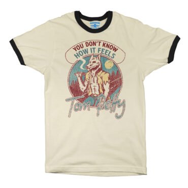 Tom Petty How It Feels Ringer T-Shirt - Natural Black