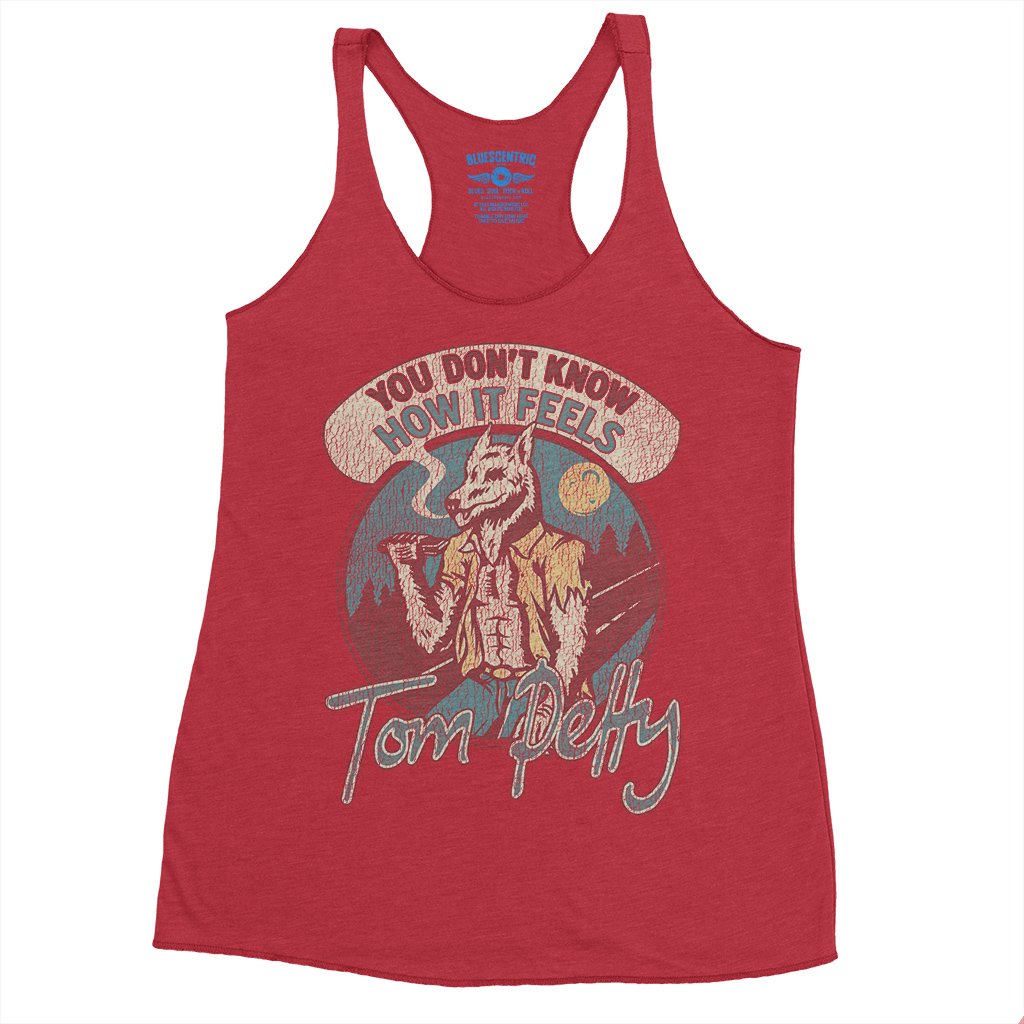 Tom Petty How It Feels Racerback Tank - Women's - Vintage Red