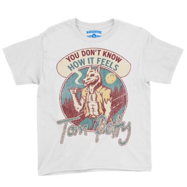 Tom Petty How It Feels Youth T-Shirt - Lightweight Children & Toddlers - White