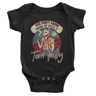 Tom Petty How It Feels Baby Onesie - Black