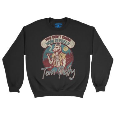 Tom Petty How It Feels Crewneck Sweatshirt - Black