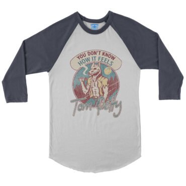 Tom Petty How It Feels Baseball T-Shirt - White Navy