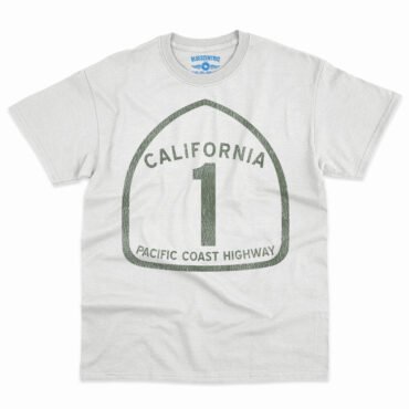 California Pacific Coast Highway T-Shirt - Men's Big & Tall - White