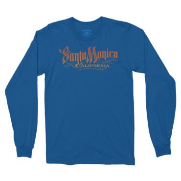 Santa Monica Long Sleeve T-Shirt - Royal