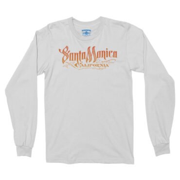 Santa Monica Long Sleeve T-Shirt - White