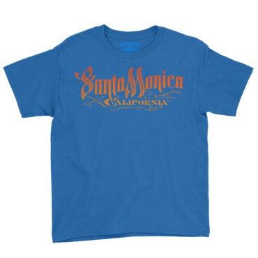 Santa Monica Youth T-Shirt - Lightweight Children & Toddlers - True Royal