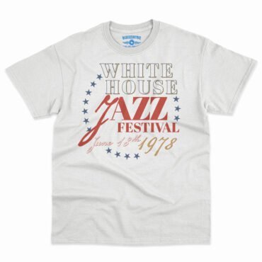 White House Jazz Festival T-Shirt - Men's Big & Tall - White