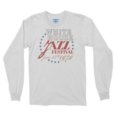 White House Jazz Festival Long Sleeve T-Shirt - White