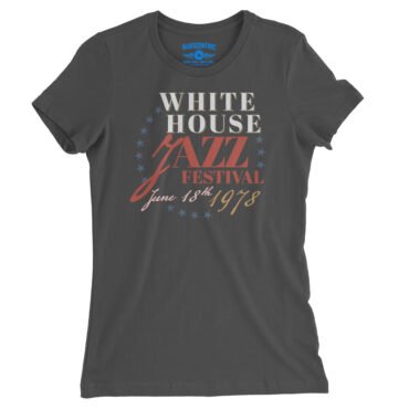 White House Jazz Festival Ladies T-Shirt - Relaxed Fit - Asphalt