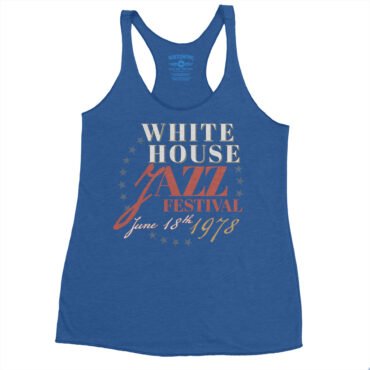 White House Jazz Festival Racerback Tank - Women's - Vintage Royal