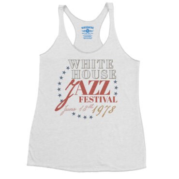 White House Jazz Festival Racerback Tank - Women's - Heather White
