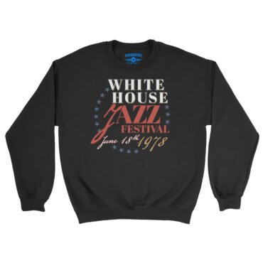 White House Jazz Festival Crewneck Sweatshirt - Black