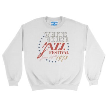 White House Jazz Festival Crewneck Sweatshirt - White