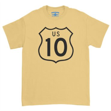 US Route 10 T-Shirt - Heavy Cotton - Daisy