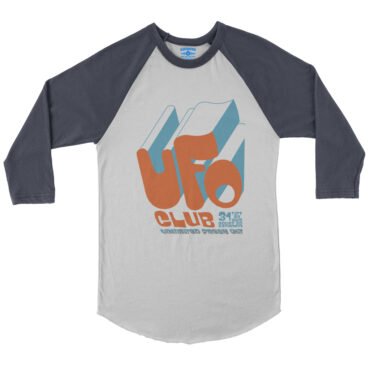 UFO Club London Baseball T-Shirt - White Navy