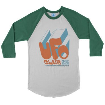 UFO Club London Baseball T-Shirt - White Kelly