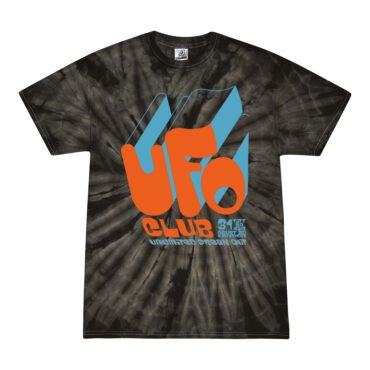 UFO Club London Tie-Dye T-Shirt - Black - 5XL