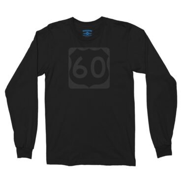 U.S. Route 60 Long Sleeve T-Shirt - Black