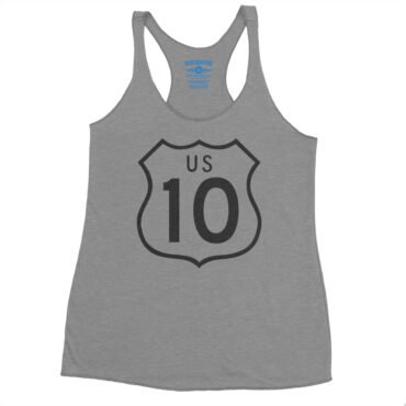 US Route 10 Racerback Tank - Women's - Premium Heather