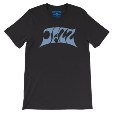 Jazz T-Shirt - Lightweight Vintage Style - Black