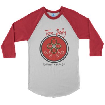 Tom Petty Wildflowers Logo Baseball T-Shirt in default