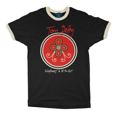 Tom Petty Wildflowers Logo Ringer T-Shirt in default