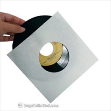 Bags Unlimited S7WR - 7 Inch 45 RPM Paper Record Sleeve - 100 Count (White) Bags / Sleeves (Large Item Exception, White)