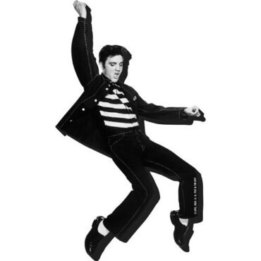 Elvis Presley Black & White Jailhouse Rock Funky Chunky Magnet Collectibles (Magnet)
