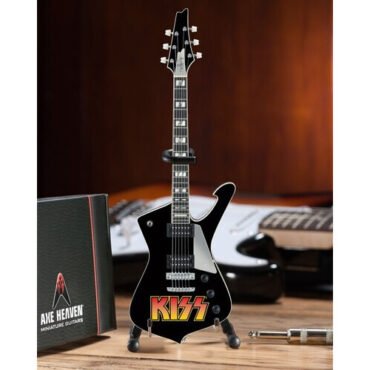 Paul Stanley Kiss Logo Iceman 10 Inch Miniature Guitar Replica Collectibles (Large Item, Collectible)