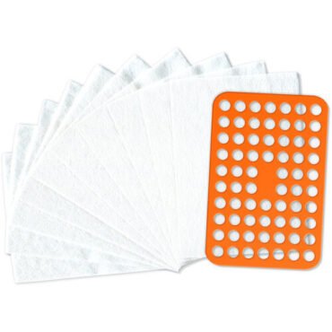 Vinyl Styl® DC-522 Deep Groove Record Washer Replacement Filters 10 Pk with Screen Vinyl Accessories (Audiophile)