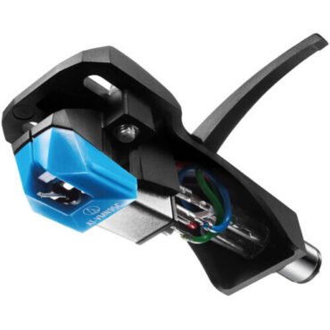Audio Technica AT-VM95C/H Headshell/Dual Moving Magnet Cartridge Kit (Black/Blue) Needles & Cartridges (Black, Blue)