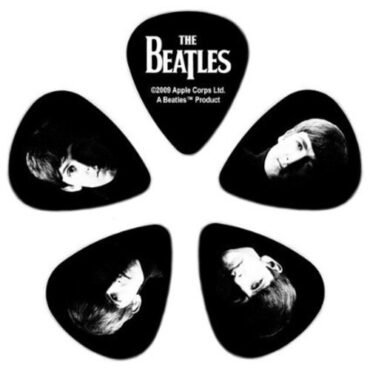 Beatles 1CBK210B2 Guitar Picks Meet The Beatles 10 Pack Thin Musical Instrument
