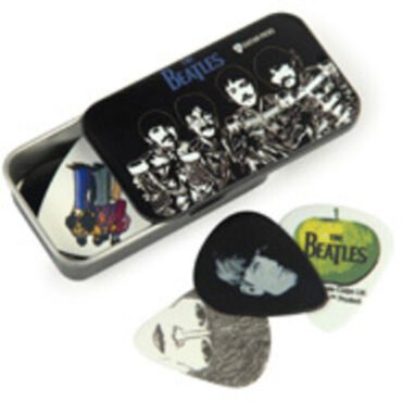Beatles 1CAB415BT3 Signature Guitar Pick Tins Sgt Peppers Musical Instrument