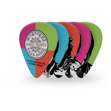 Beatles Signature 1CWH2-10B6 Sgt Peppers Lonely Hearts Club Band Picks Light 10 Pack Musical Instrument (Guitar Pick)