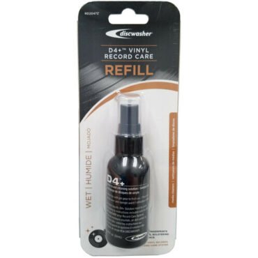 Discwasher RD20472 D4+ Vinyl Record Cleaning Solution Refill .50 ML Vinyl Accessories (Audiophile, Black)