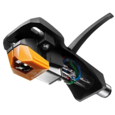 Audio Technica AT-VM95EN/H Headshell/ Dual Moving Magnet Cartridge (Black/Orange) Needles & Cartridges