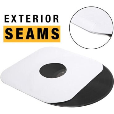 Big Fudge BFIS12x50US 12-inch LP Vinyl Record Round Corner Inner Sleeve 50 Pack White Bags / Sleeves (Large Item, Large Item Exception)