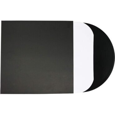 Big Fudge BFRJ-B-12x20US 12-inch Vinyl LP Record Blank Jackets 20 Pack Matte Black Bags / Sleeves (Large Item, Large Item Exception)