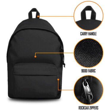 Rocksax - Ghost - Magazines - Daypack with Laptop Pocket (Black) Collectibles (Large Item, Collectible, Tote / Messenger Bag)