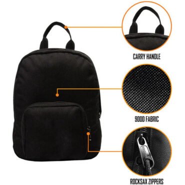 Rocksax - Ghost - Magazines - Mini Backpack (Black) Collectibles (Large Item, Backpack, Collectible)