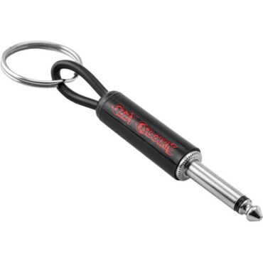 Pluginz - Ozzy Osbourne - Guitar Plug Keychain - Red Logo Novelties (Keychain / Keyring)