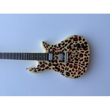 Eagle Leopard 10 Inch Miniature Guitar Replica Collectibe Collectibles (Large Item, Collectible, Figure)