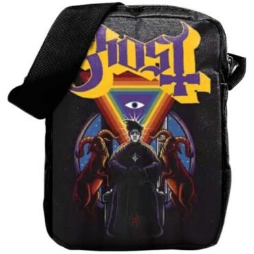 Rocksax - Ghost - Alchemist - Crossbody Bag with Stash Pockets (Black) Collectibles (Large Item, Black, Tote / Messenger Bag)