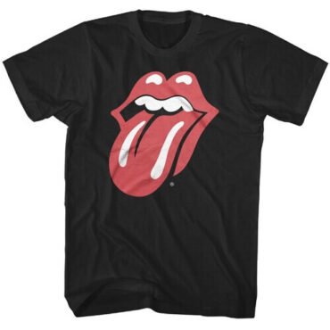 Rolling Stones - Classic Tongue Logo T-Shirt - XL Black 3127100406 Apparel (Large Item, Black, Size 1 Extra Large, Adult Shirt)