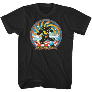 Grateful Dead - Space Bear T-Shirt - Medium Black 23GFD013A2 Apparel (Large Item, Black, Size Medium, Adult Shirt)