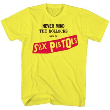 Sex Pistols - Never Mind the Bollocks T-Shirt - XL Yellow 1494110506 Apparel (Large Item, Yellow, Size 1 Extra Large, Adult Shirt)