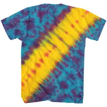 Grateful Dead - Bertha Verticle Tie Dye T-Shirt - Large Tie-Dye 20GFD107A3 Apparel (Large Item, Size Large, Adult Shirt, Tie Dye)