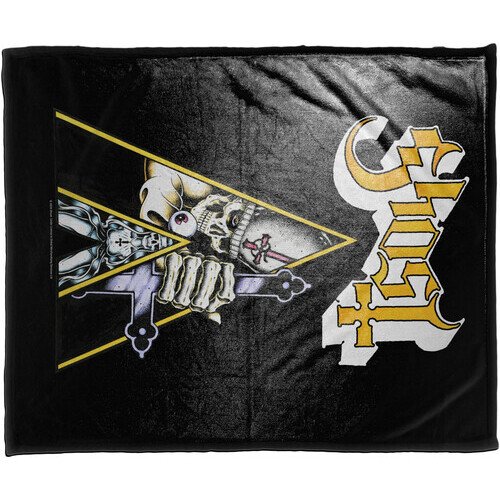 Rocksax - Ghost - Clockwork - Sherpa Fleece Throw (50 in x 60 in) Collectibles (Large Item, Blanket)